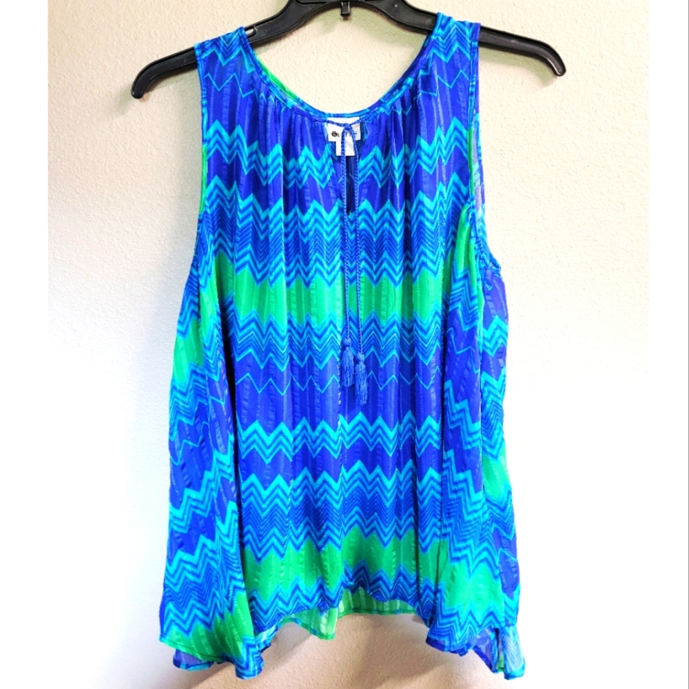 Stylus Sheer Sleeveless Top